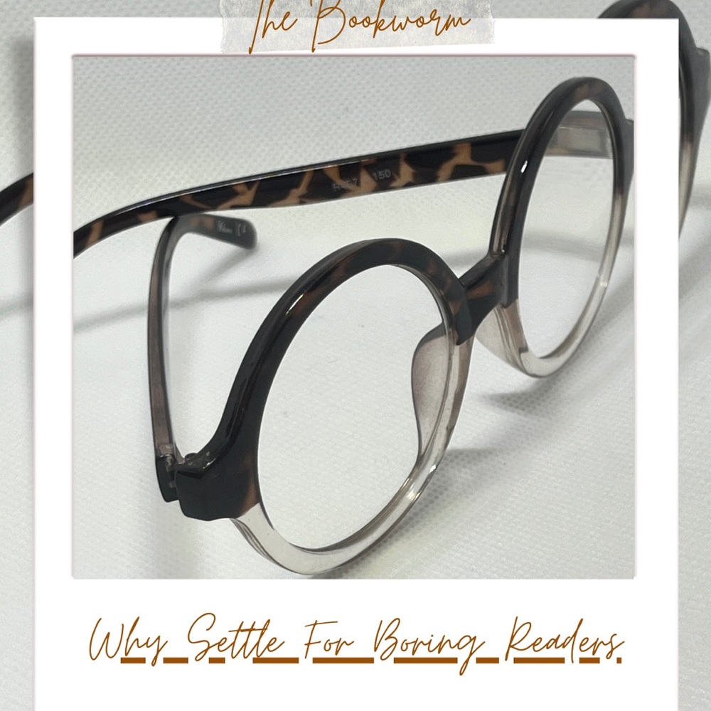 Stylish Round +1.50 Reading Glasses with Tortoise Shell Accents
